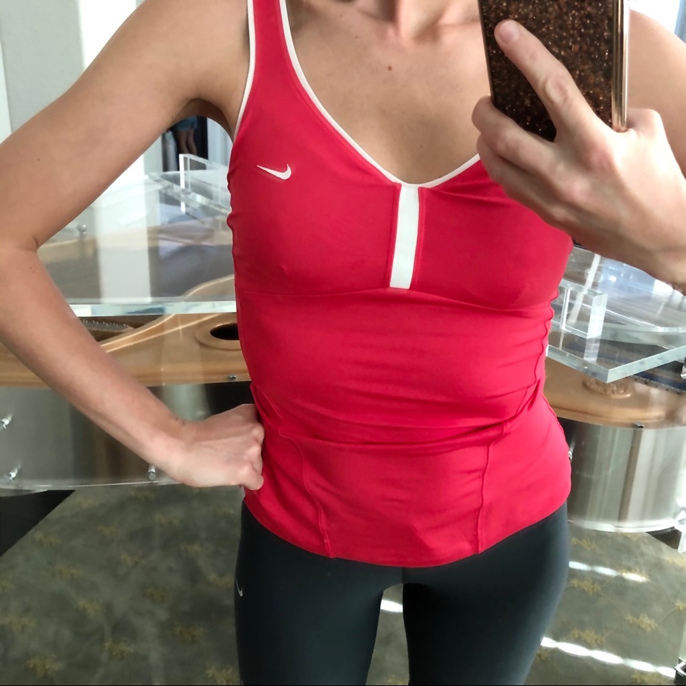 Nike Red ‘V’ Active Top